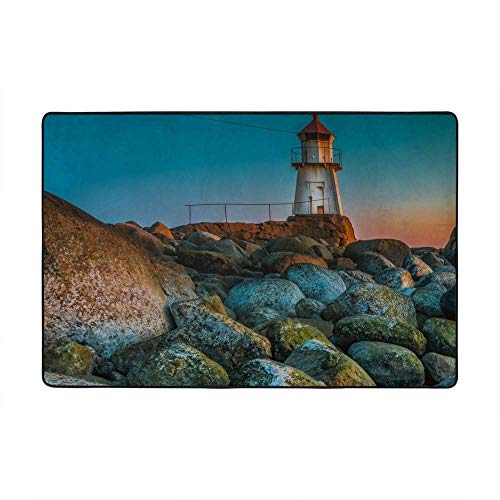Tapis de phare grand format pour salon et décoration maison côtière