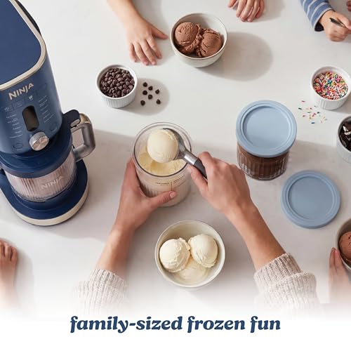 Image of Ninja Creami XL 11-in-1 Ice Cream Maker with XL Capacity, NC601 | Ninja Creami XL turns almost anything into ice cream, sorbet and yogurt, with XL tubs, ingredient and flavor control.