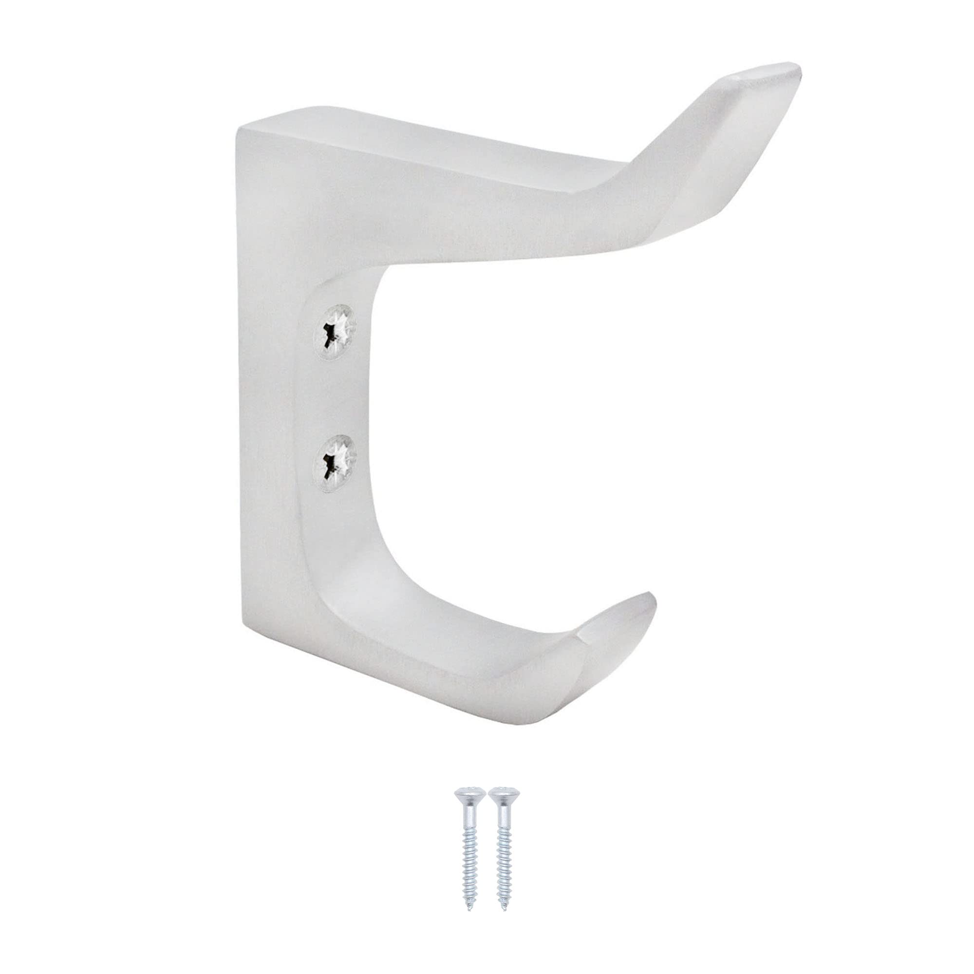 Eai Silver Hat & Coat Hook | 90Mm | Saa Satin | Aluminium Heavy Duty Anti Rust Architectural Hook