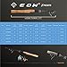 EOW XPEDITE Portable Telescopic Fishing Rods, Spinning & Casting, 24T Carbon Blanks & Solid Carbon Tip, Cork Handle, Travel Rod, Short Collapsible Rods (Rod - Spinning/Action Fast/Power M, 7')