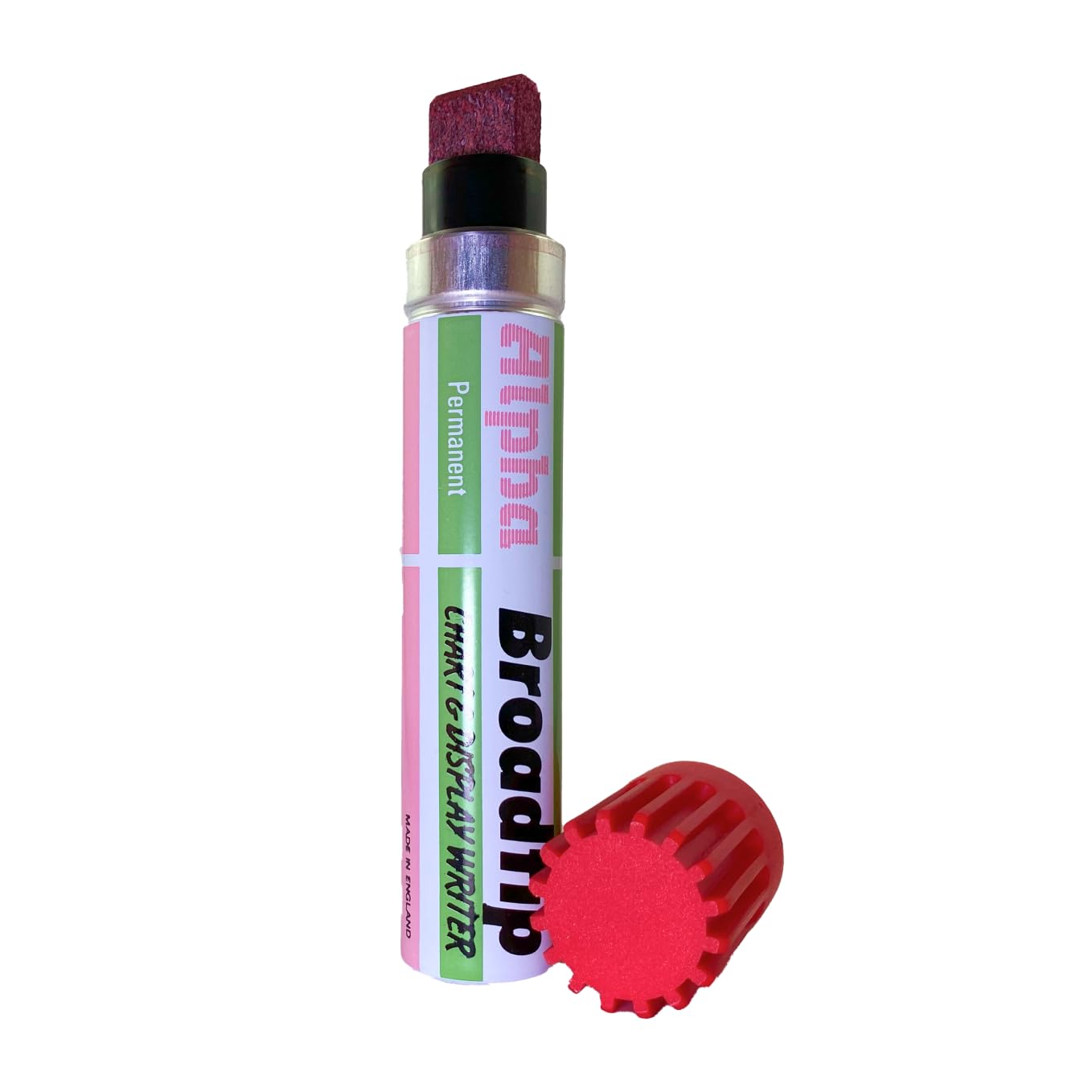 SureMark Alpha Broadtip Jumbo Permanent Marker Red Single — image 1