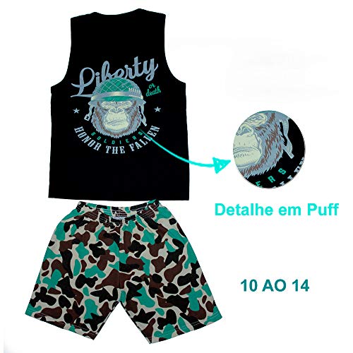 Kit 4 Conjunto Juvenil Menino 10/12/14 Anos (12)