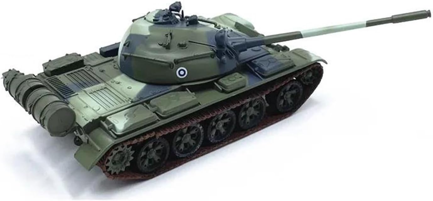 Realistic Tank 1:72 Scale for Soviet Tank Model T-55 Kit Static Die Casting Collectible Static Tank Model