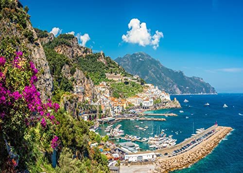 Toile de fond Italie Positano grand format 3x2m pour studio