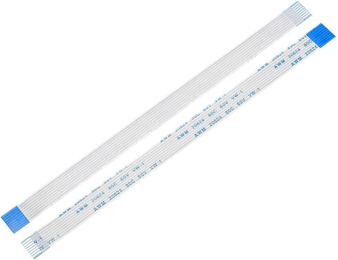 8 Pin Ff Cable 1.25Mm Pitch A-Type 200Mm Length Flat Flexible Ffc/Fpc Lvds Ribbon Wire Flat Cable For Module Camera(Pack Of-1)