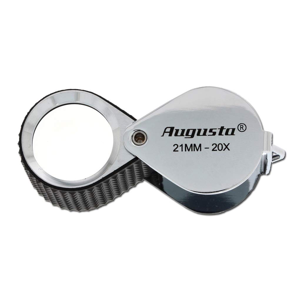 Augusta Uhrmacherlupe Taschenlupe Lupe 20-fache Vergrößerung Ø 21mm