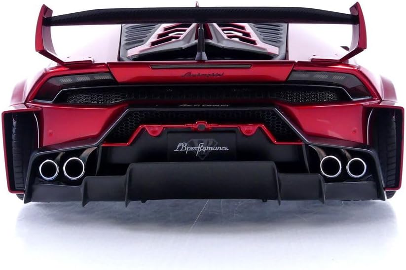 Autoart Lamborghini Huracan GT LB-Silhouette Works Hyper Red Metallic with Black Top 1/18 Model Car