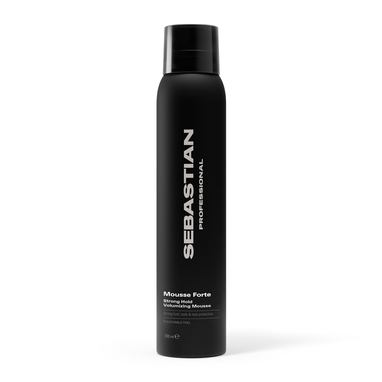 Sebastian Professional Mousse Forte Strong Hold Volumizing Mousse – volumizzante a tenuta forte con protezione dal calore e morbidezza al tatto, 200ml
