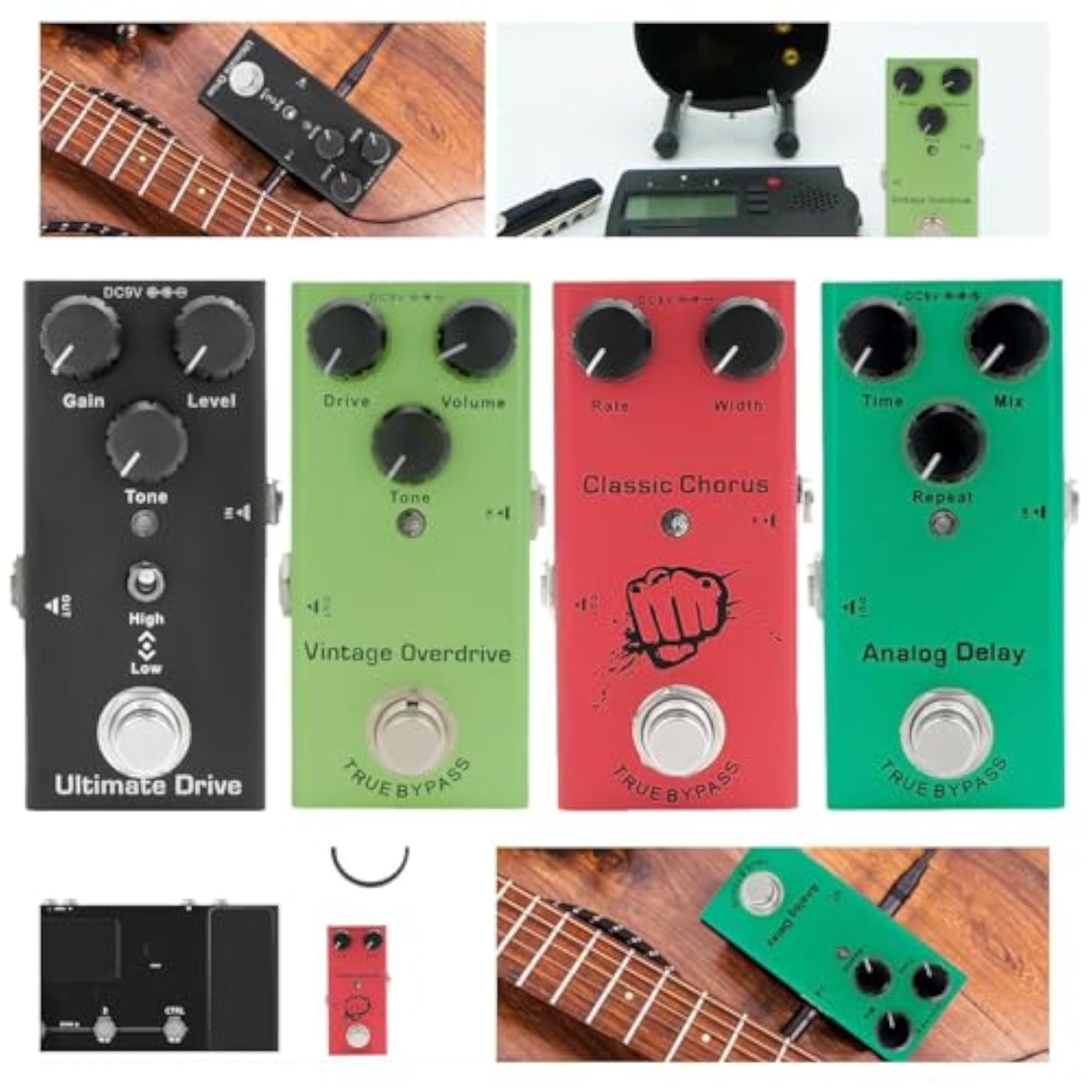 Electric Guitar Effects Pedal Professional Bypass for Stage Live Studio