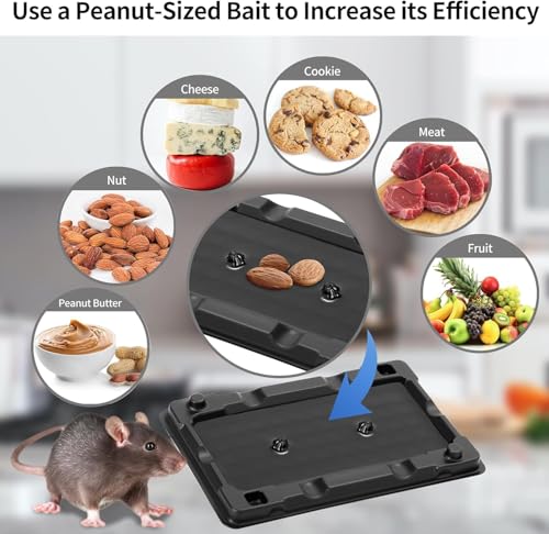 Image of LULUCATCH Mouse & Insect Traps 24 Pack, Heavier Sticky Traps with Non-Toxic Glue for Small Mice & Insects. Sticky Mouse Traps Indoor for Home, Easy to Set