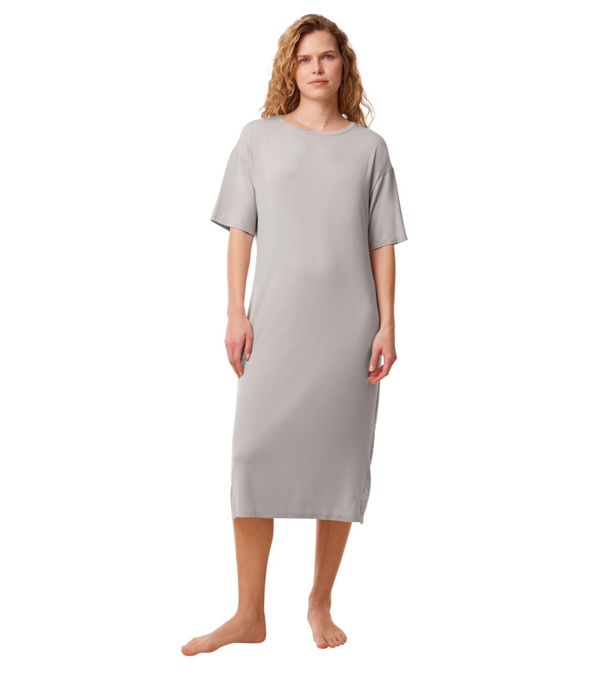 Triumph Women's Timeless Sensuality NDK SSL Nightgown, Silent Grey, 36, Silent Grey, 3 UK