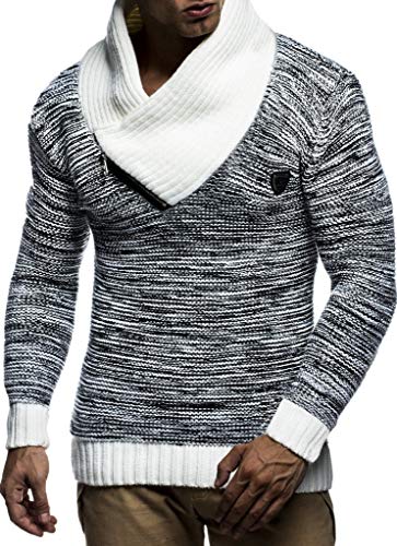 Leif Nelson Men's Knitted Pullover Pullover LN7060
