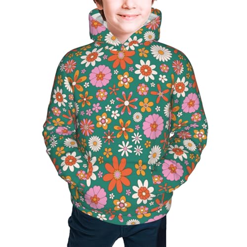 Riped Juicy Sliced Oranges1 Kid Hoodies Boys Sweatshirts Girls Pullover with Pocket3