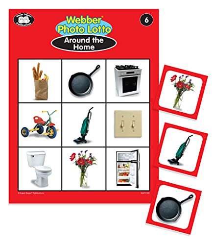 Around The Home And Food Photo Lotto Game - Super Duper Publications Educational Learning Resource For Children #TOP5