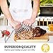 Mountain Grillers Chicken Shredder and Meat Shredder Claws - Effortless Pulled Pork BBQ Claws for Meat Shredding - Versatile 2-Pack Bear Claws for Grill, Smoker, Barbecue - Black