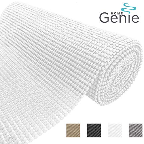 HOME GENIE Original PVC Drawer and Shelf Liner, Non Adhesive Roll, 12 Inch