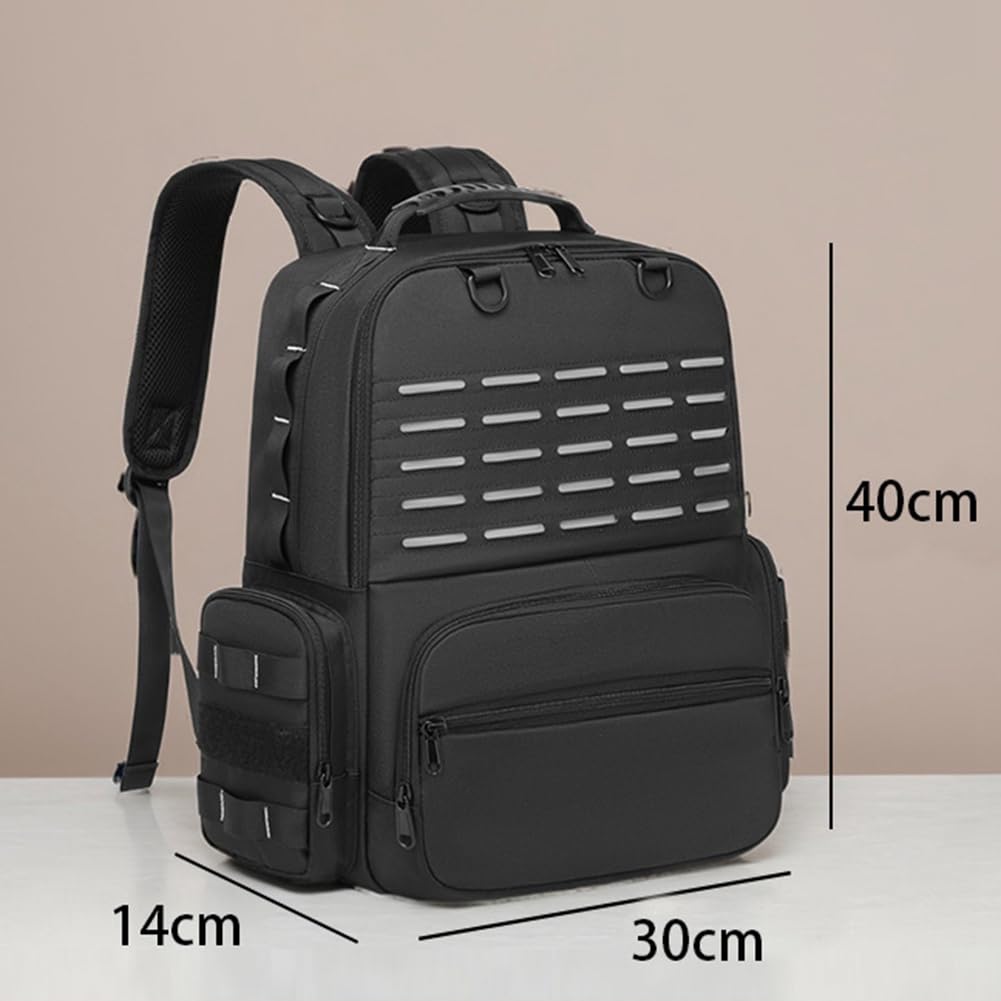 Mochila para Herramientas para Hombre con 3 Bolsillos, Organizador de Herramientas con Soporte Acolchado para Hombros y Cintura.