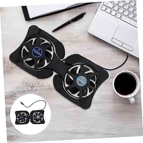 Enfriador plegable portátil para laptop color negro miniatura 5