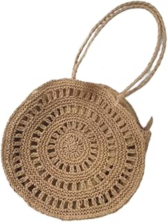 Bolsa Tote Para Mulheres Bolsa De Viagem De Praia Bolsa De Palha Feminina Bolsa De Praia Bolsa De Viagem Para Mulheres Bolsa De Palha Bege Bolsa Tecida Bolsa De Palha De Verão