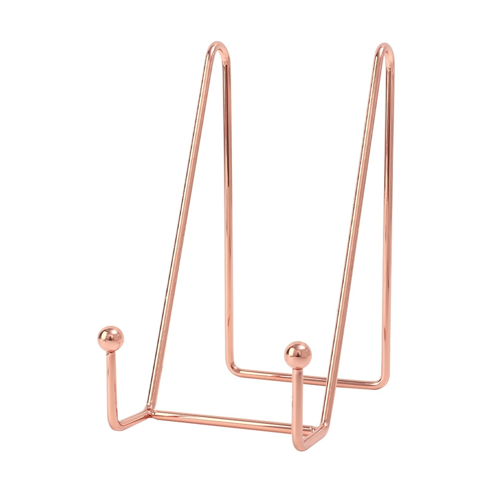 Xiehya Rose Gold-15Cm 3Pcs / 8Cm/15Cm Picture Photo Frame Display Stand Plate Holder Dish Rack For Small Easel Card Platter Tabletop Art In Home Office For Home(Rose Gold-15Cm)