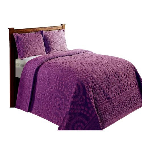 Colcha Better Trends Rio Collection de algodon texturizado de alta gama 4