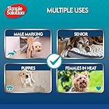 Einfache Lösung Wegwerf-Hundewindeln für Hündinnen | Super saugfähige, auslaufsichere Passform | Nässeindikator 12er Pack