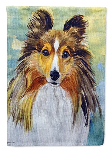Drapeau de jardin Sheltie décoration extérieure chien multicolore Small - 2