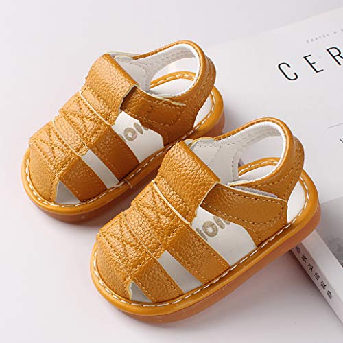 Baby Girls Leather Sandals Strap Open Toe Slides Flat Wide Shoes Summer Lightweight Beach Pool Walking Water Shoes2