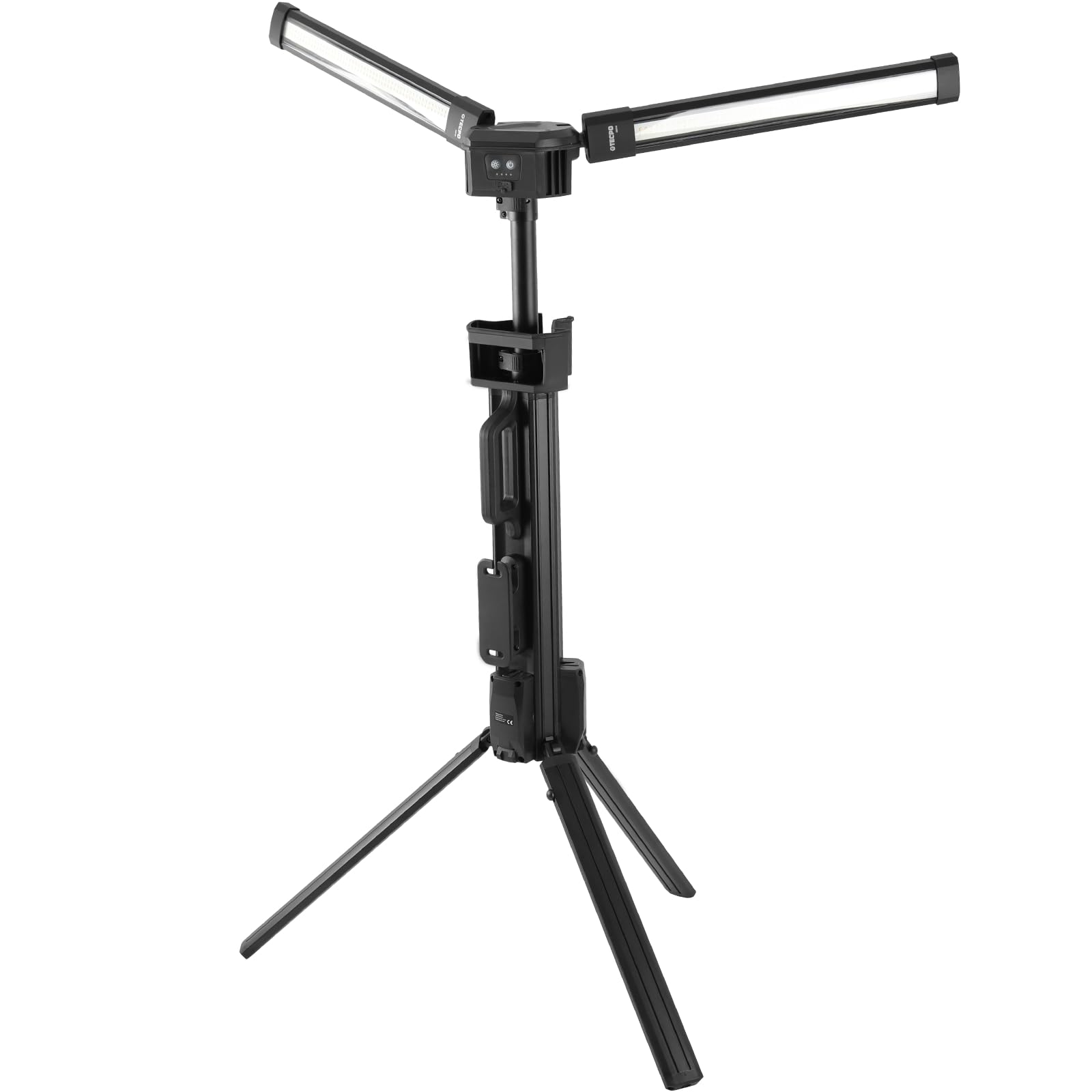 TECPO LED Baustrahler 10.000 Lumen Akku Arbeitsstrahler Compact Connect Plus