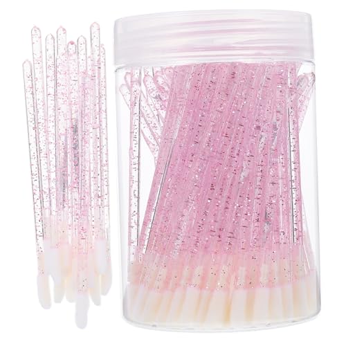 FOMIYES Disposible Lip Brush Stick Set 1 Pack Makeup Tool for Lipstick Eye Shadow Material for Mom/sister