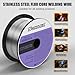 E308LFC-O .035-Diameter Stainless Flux Core Welding Wire, 0.9mm SONNLER 2-pound Stainless Steel Welding Wire, Low Splatter Stainless Steel MIG Wire Compatible With All MIG Welder