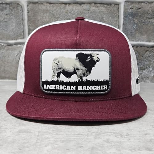 Image of Vexil American Rancher Adjustable Snapback Western Lifestyle Rodeo Southwest Inspired Meshback Hat