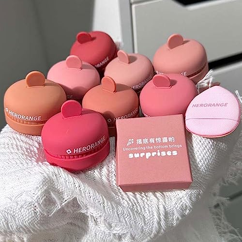 Fard in polvere monocromatico, tinta crema-guance