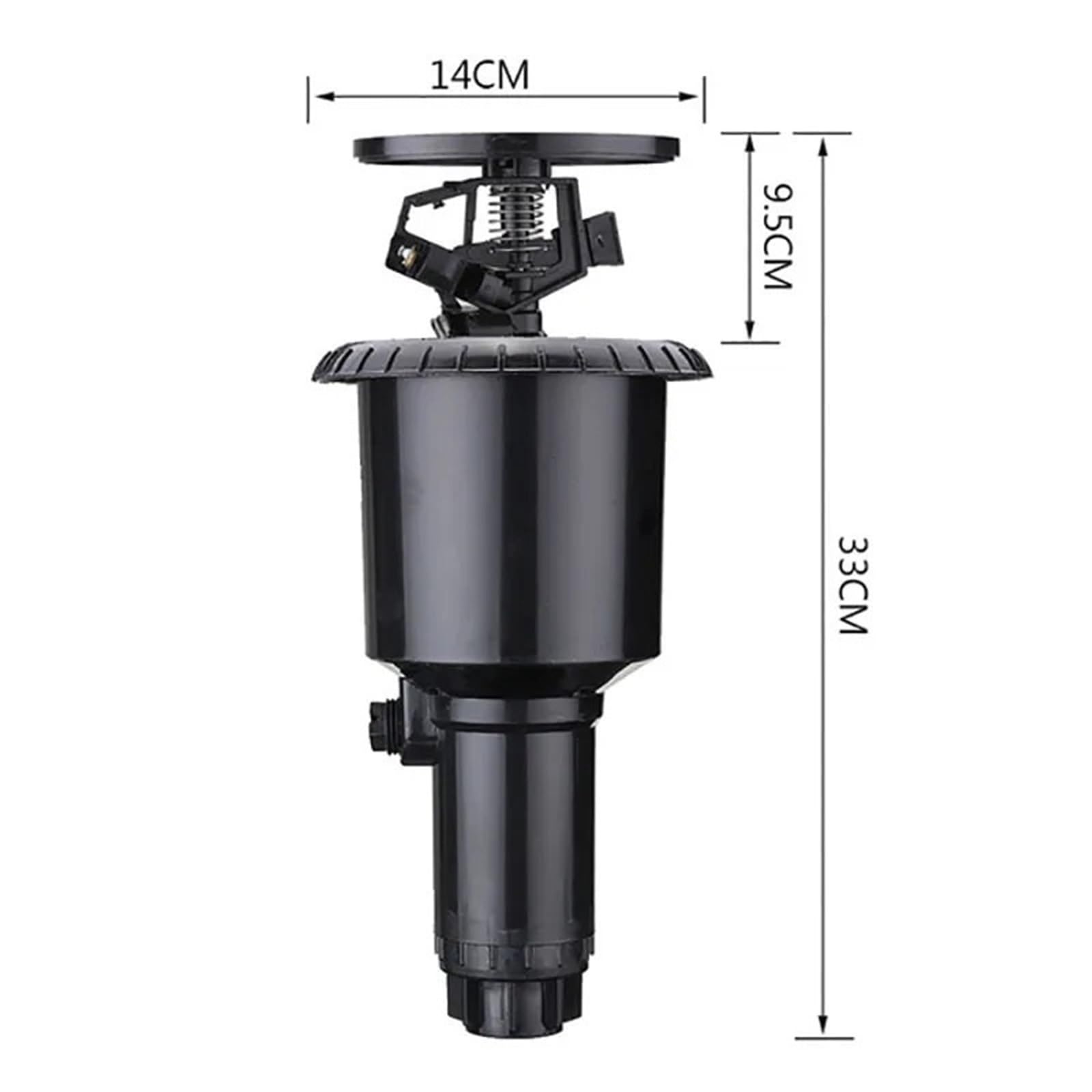 Irrigatore Da Giardino Con Testa Di Spruzzo Pop-up 1/2 Pollice E 3/4 Pollici Rotazione Automatica per il giardino