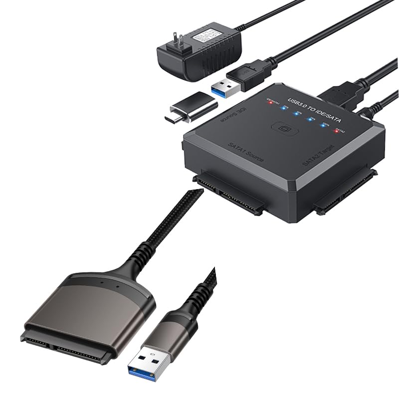 Adaptador SATA/IDE a USB 3.0 con cable USB a SATA
