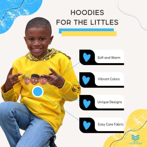 EPIC Everyday Boys Pullover Hooded Sweatshirt with Pockets3