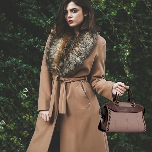 Image of EXOTIC Premium Celeste Tubular Handle Satchel Handbag for Women with Detachable & Adjustable Sling Strap | Spacious Structured Shoulder Bag | Spacious Structured