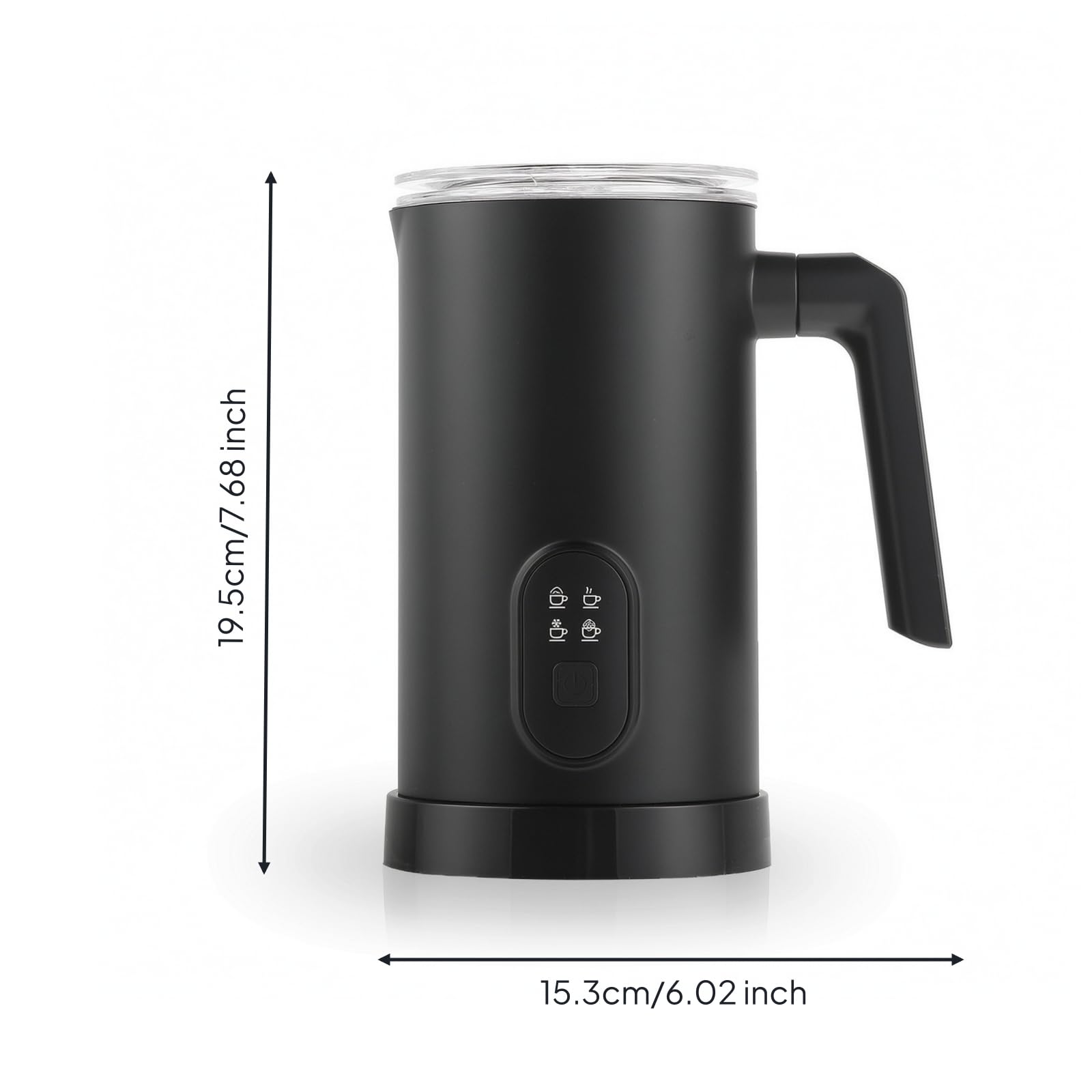 Montalatte Elettrico Automatico Montalatte con Manico Silenzioso Elettrodomestico per Amanti Del Caffè, Cucina