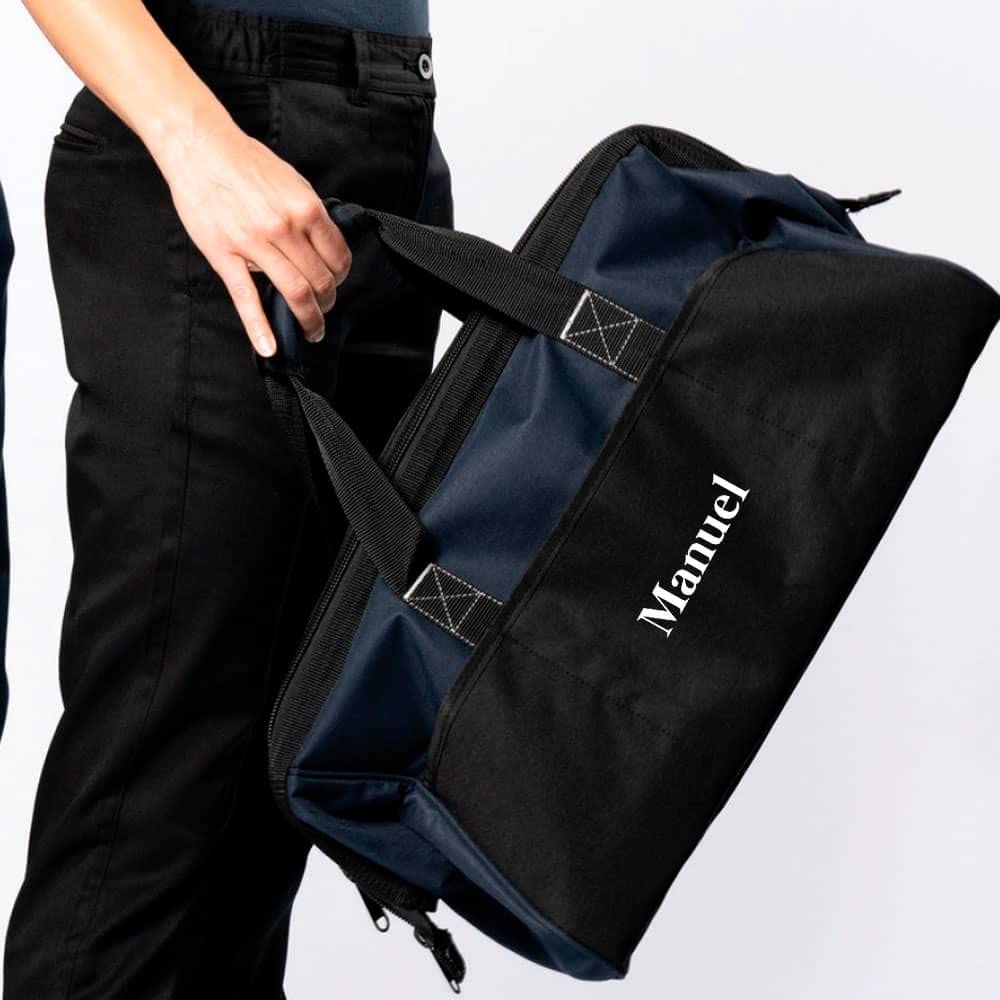 Bolsa Herramientas Personalizada con Nombre o Inicial para Hombre Bolso Macuto Grande
