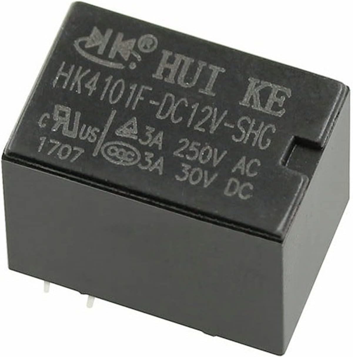 10PCS Relays HK4101F-DC3V DC5V DC12V DC24V-SHG 5PIN 3A/250VAC 3A/30VDC Power Relay(HK4101F-DC24V-SHG)