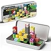 Mini Magnetic Blocks for Kids Ages 4-8, Travel Building Toys for Toddlers 3-5, Portable Adventure Magnetic Tiles with Iron Storage Box, Road Trip & Airplane Essentials