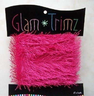 Fuchsia Eyelash Fun Fur Sewing Trim