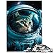Produktbild Puzzle 1000 Teile für Erwachsene, A Cats  Odyssee im Weltraum, für Erwachsene und Kinder ab 12 Jahren, Holzpuzzle für Erwachsene, pädagogische Herausforderung, Größe: 50 x 75 cm
