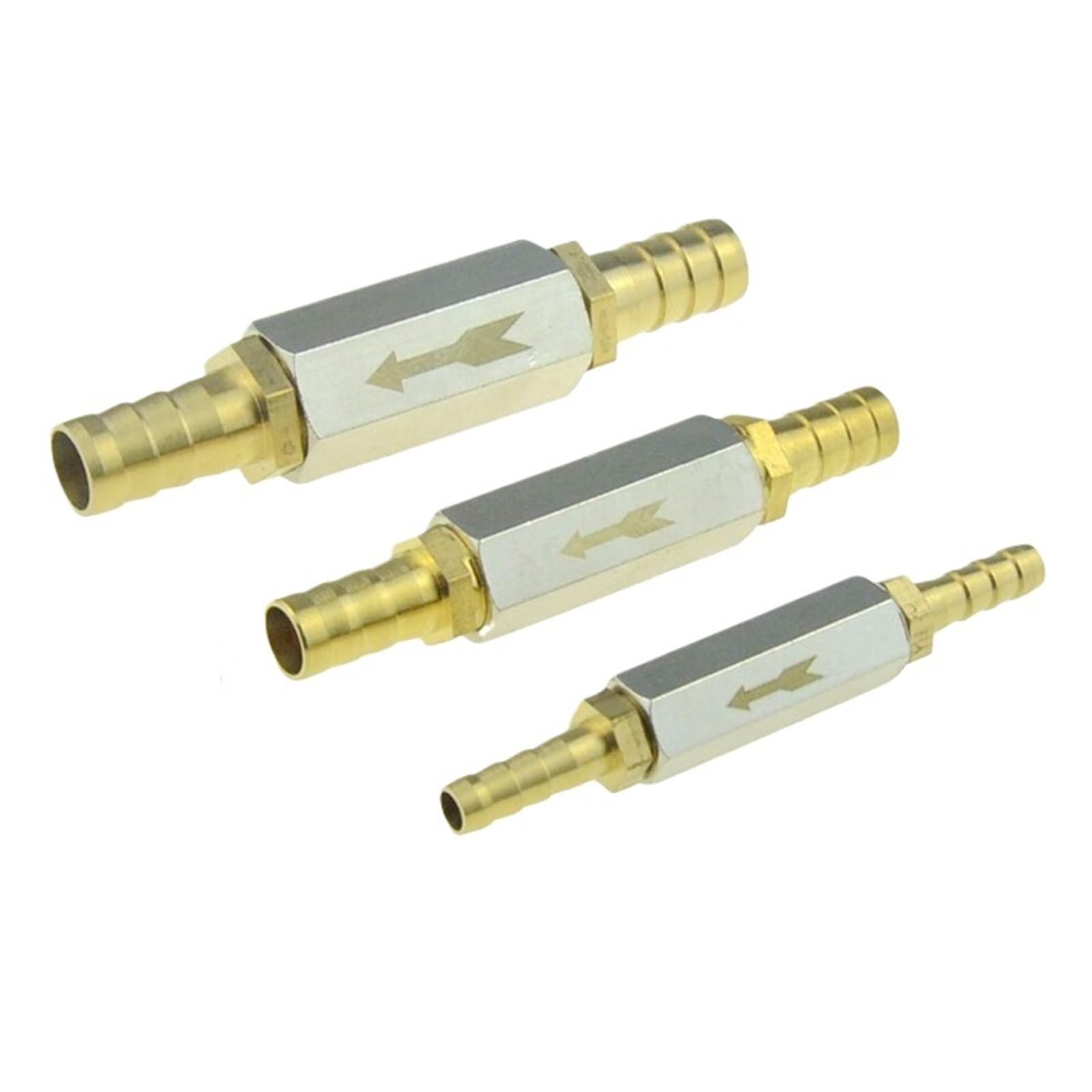 Uyzndkvsi Cv-Tbt 1Pcs Check Valve 6Mm 8Mm 10Mm 1/4 1-Way Valve Brass(,A-12Mm)