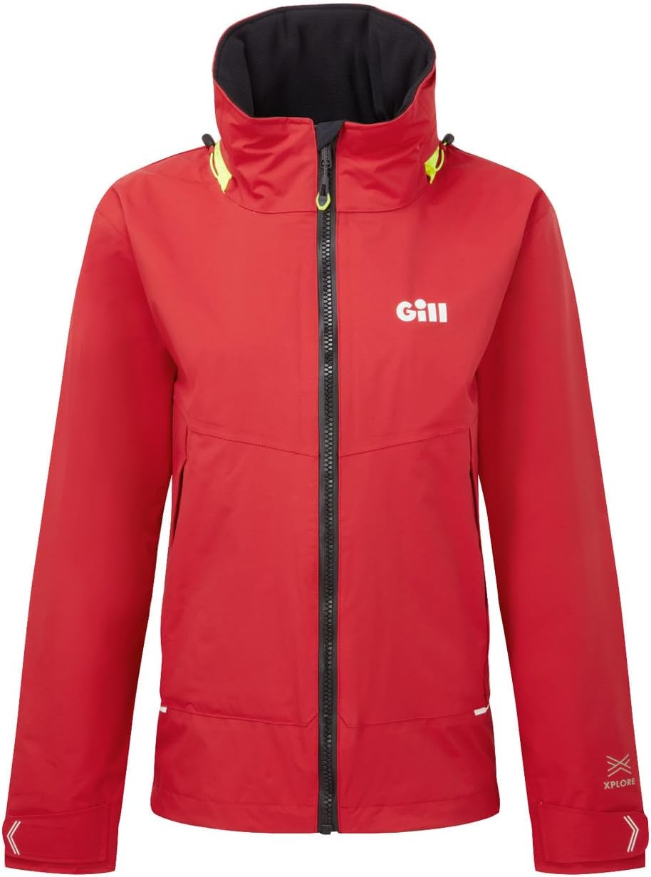 Gill Womens OS3 Coastal Sailing Jacket - Waterproof, Breathable & Stain Repellent