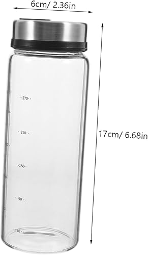 Miniatura 2 de Angoily Botellas rotativas de 11 onzas, contenedor de pimienta, tarros grandes de condimentos con tapas de coctelera, botella de almacenamiento