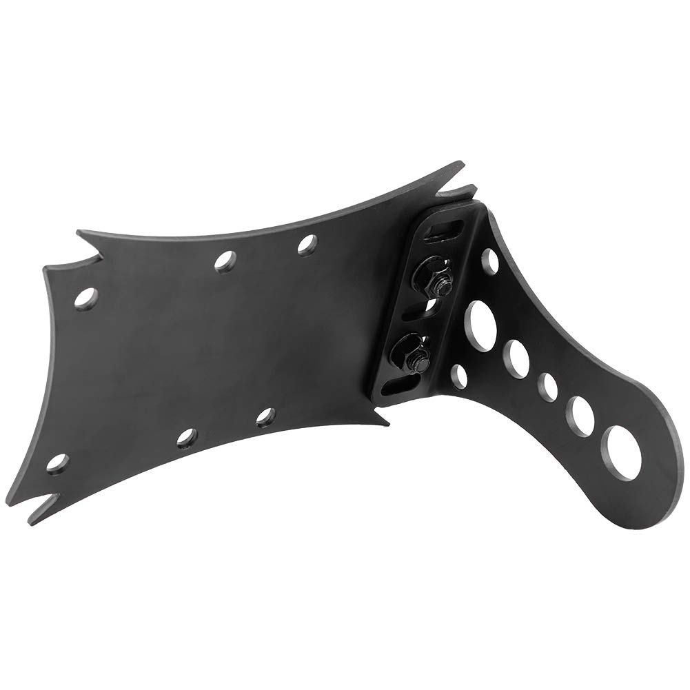 Akozon Mocowanie boczne wspornik tablicy rejestracyjnej motocykla w stylu retro