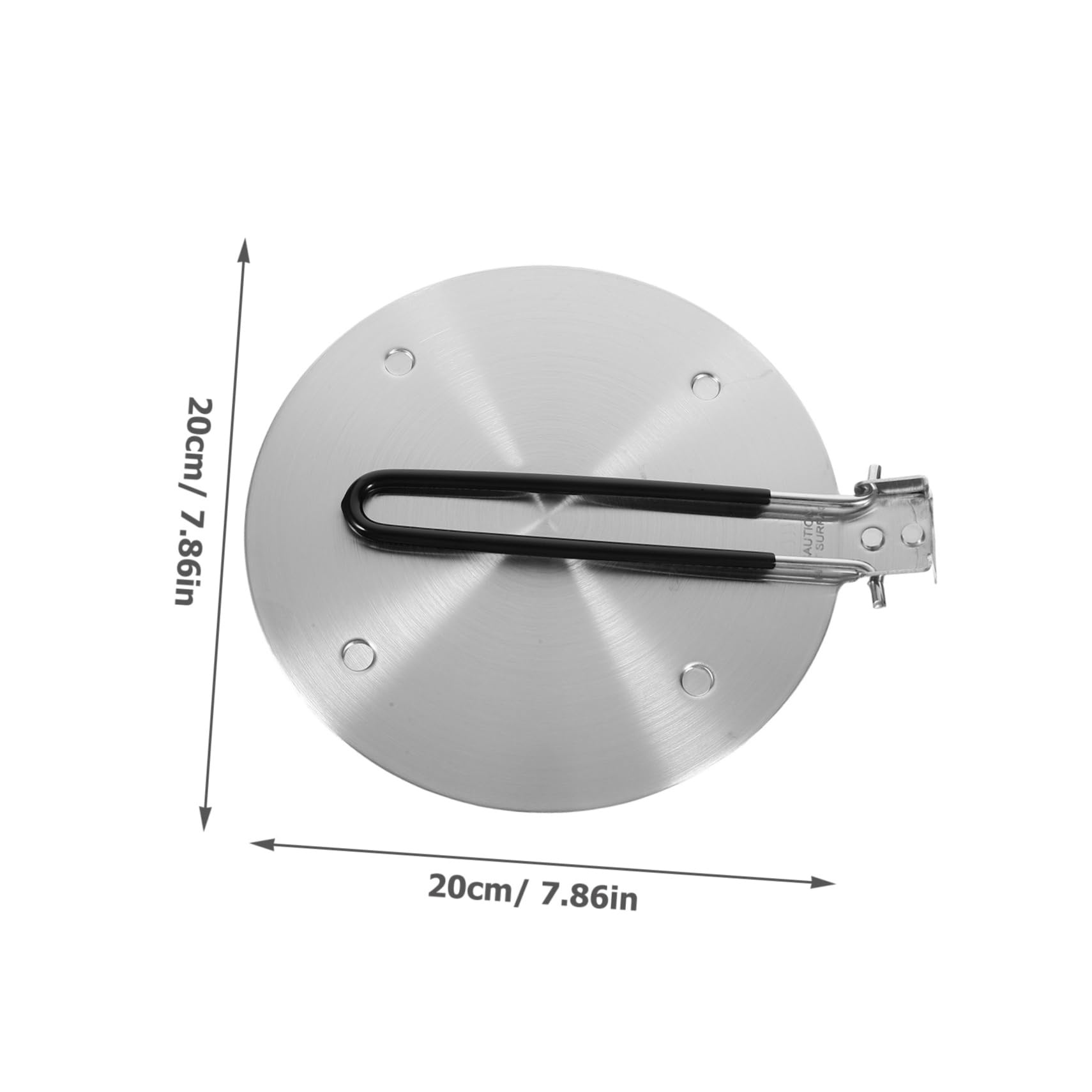 COLLBATH Stainless Steel Heat Diffuser Plate for Induction Cookers Electric Stoves and Gas Stoves Induction Adapter for Even Heat Distribution and Improved Cooking Quality