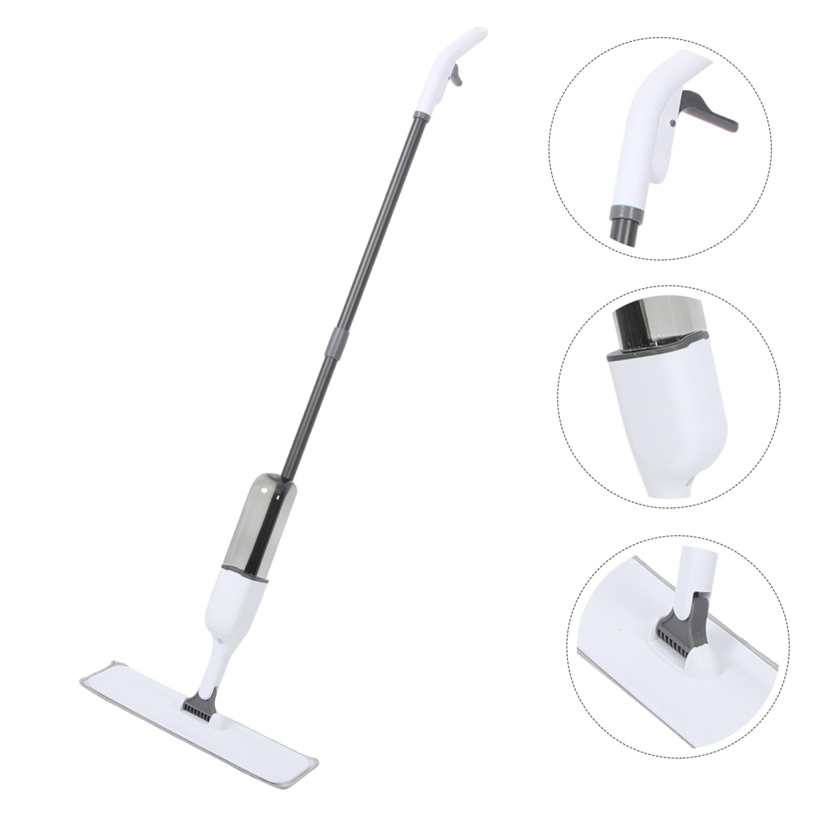 Spray Mop Lavapavimenti in Microfibra, 350ml, Bianco