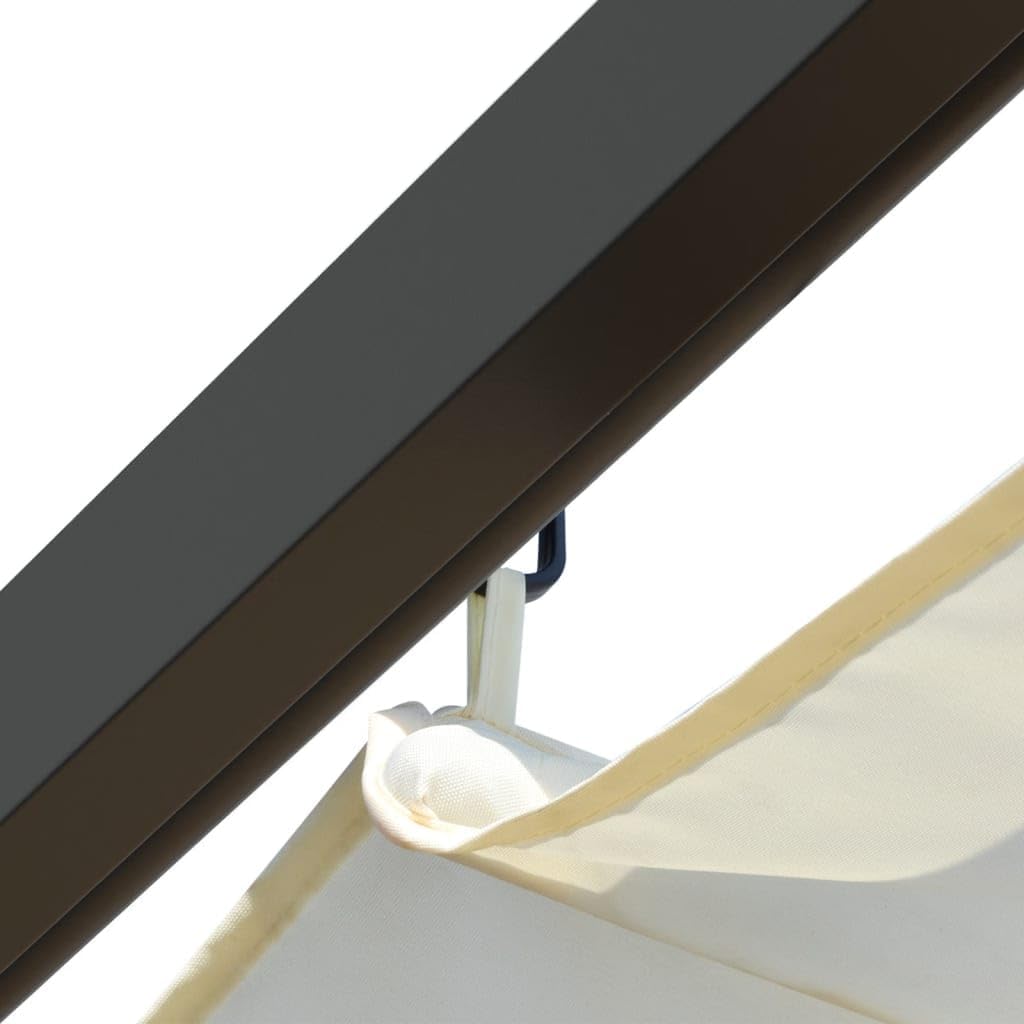 Close-up of canopy hook mechanism